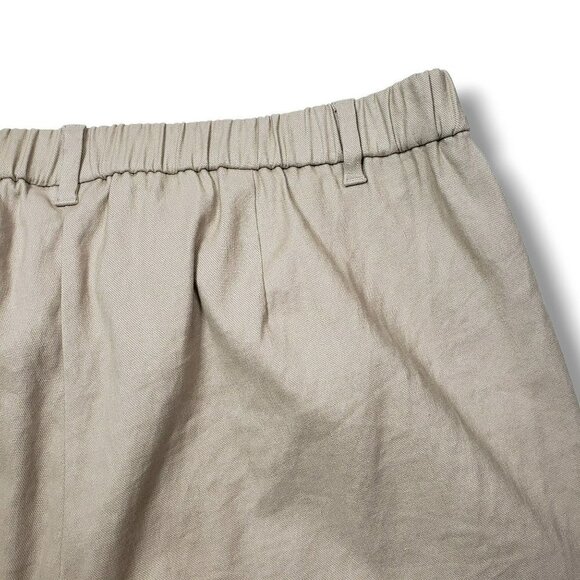 J Jill Linen Stretch Pants Womens 18 Beige High Rise Pockets - Picture 7 of 11
